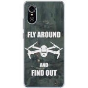 Чехол BoxFace ZTE Blade A31 Plus Дрон Fly Around