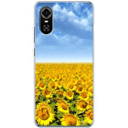 Чехол BoxFace ZTE Blade A31 Plus Подсолнухи