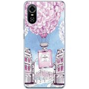 Чехол со стразами ZTE Blade A31 Plus Perfume bottle