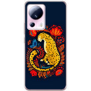 Чехол BoxFace Xiaomi 13 Lite Petrykivka Leopard
