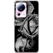 Чехол BoxFace Xiaomi 13 Lite Black and White Roses