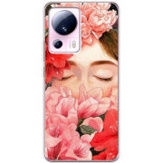 Чехол BoxFace Xiaomi 13 Lite Girl in Flowers