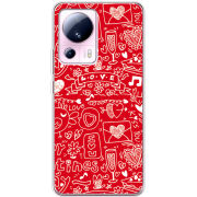 Чехол BoxFace Xiaomi 13 Lite Happy Valentines