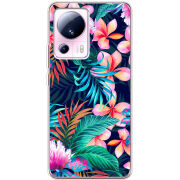 Чехол BoxFace Xiaomi 13 Lite flowers in the tropics
