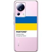 Прозрачный чехол BoxFace Xiaomi 13 Lite Pantone вільний синій