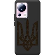 Черный чехол BoxFace Xiaomi 13 Lite Ukrainian Trident
