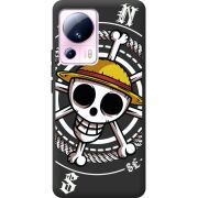 Черный чехол BoxFace Xiaomi 13 Lite One Piece Компас
