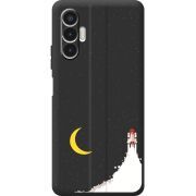Черный чехол BoxFace Tecno POVA 3 Meet The Stars