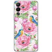 Чехол BoxFace Tecno POVA 4 Birds and Flowers