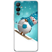 Чехол BoxFace Tecno POVA 4 Skier Snowman