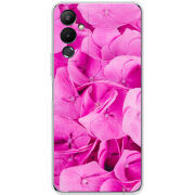 Чехол BoxFace Tecno POVA 4 Pink Flowers