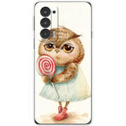 Чехол BoxFace Motorola Edge 20 Совушка