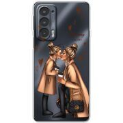 Прозрачный чехол BoxFace Motorola Edge 20 Mommy Is My BFF