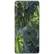 Прозрачный чехол BoxFace Motorola Edge 20 Palm Tree