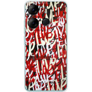 Чехол BoxFace Tecno Spark Go 2023 Love Graffiti