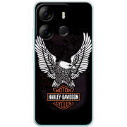Чехол BoxFace Tecno Spark Go 2023 Harley Davidson and eagle