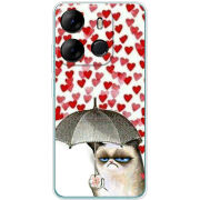 Чехол BoxFace Tecno Spark Go 2023 Raining Hearts