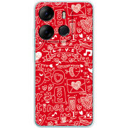 Чехол BoxFace Tecno Spark Go 2023 Happy Valentines
