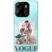 Прозрачный чехол BoxFace Tecno Spark Go 2023 VOGUE