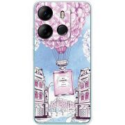 Чехол со стразами BoxFace Tecno Spark Go 2023 Perfume bottle