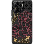 Черный чехол BoxFace Tecno Spark Go 2023 FranceFlowers