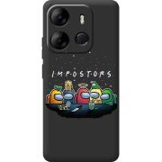 Черный чехол BoxFace Tecno Spark Go 2023 Among Us Impostors