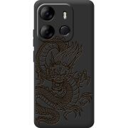Черный чехол BoxFace Tecno Spark Go 2023 Chinese Dragon