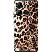 Черный чехол BoxFace Tecno Spark Go 2023 Леопардовий