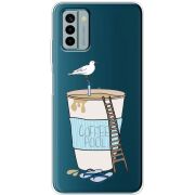 Прозрачный чехол BoxFace Nokia G22 Segull in Cofee Pool