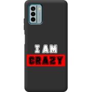 Черный чехол BoxFace Nokia G22 I'm Crazy