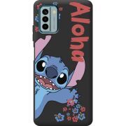 Черный чехол BoxFace Nokia G22 Гавайський гість Stich