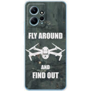 Чехол BoxFace Xiaomi Redmi Note 12 4G Дрон Fly Around