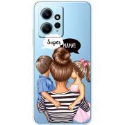 Прозрачный чехол BoxFace Xiaomi Redmi Note 12 4G Super Mama
