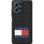 Черный чехол BoxFace Xiaomi Redmi Note 12 4G Tommy Print