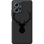 Черный чехол BoxFace Xiaomi Redmi Note 12 4G Deer