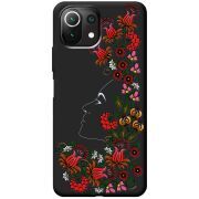 Черный чехол BoxFace Xiaomi 11 Lite 5G NE 3D Ukrainian Muse