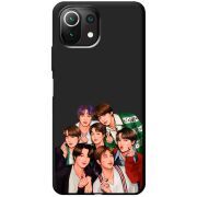 Черный чехол BoxFace Xiaomi 11 Lite 5G NE BTS