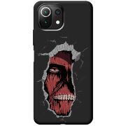 Черный чехол BoxFace Xiaomi 11 Lite 5G NE Нападение на Титана