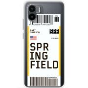 Прозрачный чехол BoxFace Xiaomi Redmi A2 Ticket Springfield