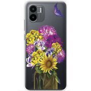 Прозрачный чехол BoxFace Xiaomi Redmi A2 My Bouquet