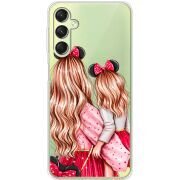 Прозрачный чехол BoxFace Samsung Galaxy A24 (A245) Mouse Girls