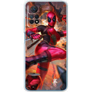 Чехол BoxFace Xiaomi Redmi Note 12 Pro 4G Woman Deadpool
