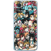 Чехол BoxFace Xiaomi Redmi Note 12 Pro 4G Anime Stickers