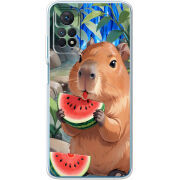 Чехол BoxFace Xiaomi Redmi Note 12 Pro 4G Капібара з кавуном