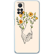 Чехол BoxFace Xiaomi Redmi Note 12 Pro 4G Flower Hands