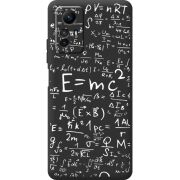Черный чехол BoxFace Xiaomi Redmi Note 12S E=mc2