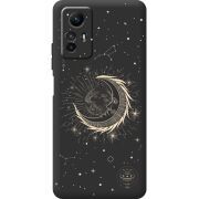 Черный чехол BoxFace Xiaomi Redmi Note 12S Moon
