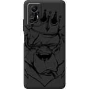 Черный чехол BoxFace Xiaomi Redmi Note 12S Bear King