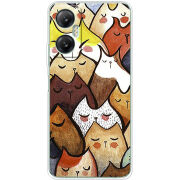 Чехол BoxFace Infinix Hot 20 5G Sleepy Cats