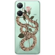Прозрачный чехол BoxFace Infinix Hot 20 5G Glamor Snake